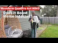 Waveform QuadPro 4x4 MIMO Signal Boosting Panel Antenna Kit For Cellular Internet