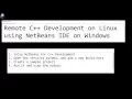 Remote C Development on Linux using NetBeans IDE on Windows