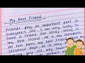 Download Lagu Essay on My Best Friend in English || My Best Friend essay writing ||