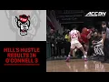 NC State s Michael O Connell Rewards Marcus Hill For His Hustle