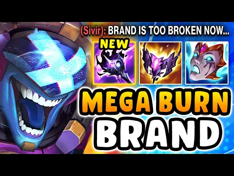 Download MP3 NEW BURN ITEM made Brand the Most Broken Jungler in the game...