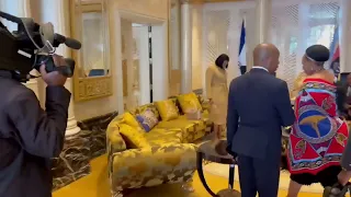 king letsie and queen masenate attending king mswati 58th birthday celebration