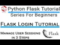 Python Flask Tutorial - Flask Login Tutorial