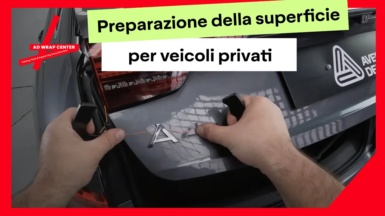 04 Preparazione della superficie per veicoli privati (AD Wrap Center)