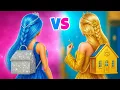 Download Lagu Biru vs Kuning – Perang Fashion \u0026 Kecantikan! 💅👗 Makeup, Rambut \u0026 Mahkota DIY