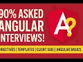 Most Asked Angular Interview Questions 2025 What is Angular Directive Template More