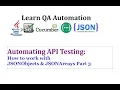 How to work with JSONObjects JSONArrays Part 3