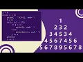 38 Number Pattern without any pre-defined method using while loop in Python