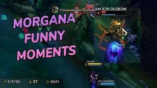 LEAGUE OF LEGENDS KOMİK MONTAJ | SUPPORT MORGANA | MORGANA FUNNY MOMENTS