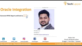 Generate HTML Report in Oracle Integration OIC
