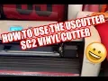 How to use uscutter sc2 uscutter mh vinyl cutter