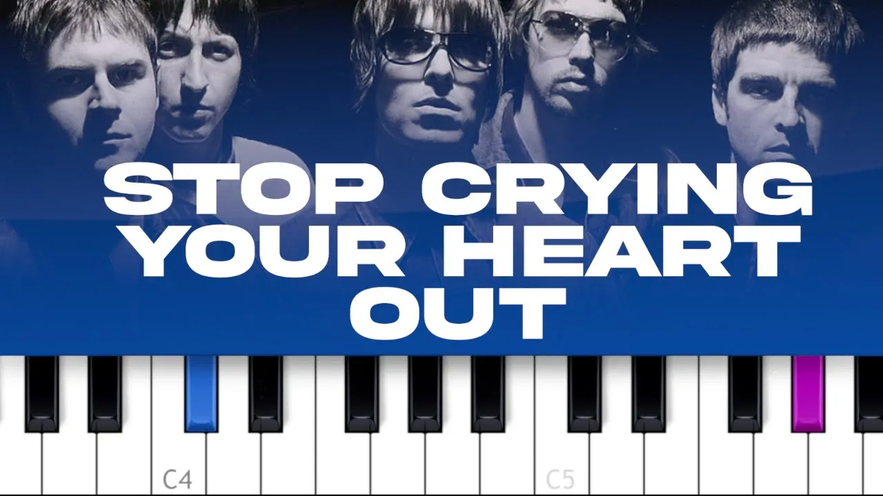 Oasis - Stop Crying Your Heart Out (piano tutorial)