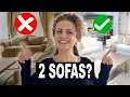 TWO SOFAS IN LIVING ROOM Designer Layout Ideas That Actually Work