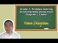 Grade 7 Solving Problems using Venn Diagram with 3 Sets
