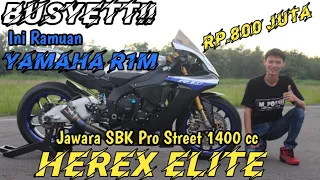 Download BUSYETT!!Ini Ramuan Yamaha R1M Rp.800 Juta Jawara SBK Pro Street 1400 cc 402M Herex Elite MP3