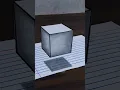 Floating Cube illusion drawing easy 3d drawing 3D illusion How to draw 3D optical illusion