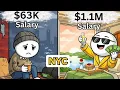What Every Level of Income ACTUALLY Looks Like in NYC