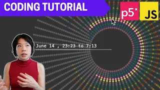 p5 js Coding Tutorial Sleep Tracker Data Visualization