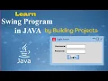 How to create GUI Applications in Java using Swing Building Projects ComboBox Password jMenu