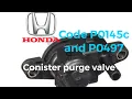 How to fix code P0145C and P0497 on Honda Accord 2012