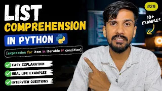 List Comprehension in Python Python Tutorial for Beginners 10 Practical Examples
