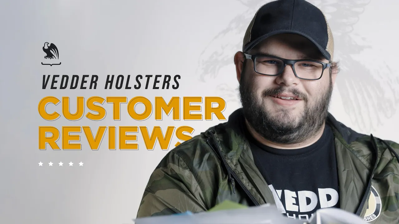 Vedder Holsters — Vedder Holsters - Perfect Fit and Comfort (YouTube video ad)