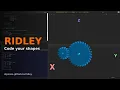 Ridley 3D Modeling with Turtle Graphics and Code