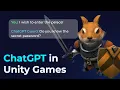 How to use ChatGPT in Unity - Simple Tutorial