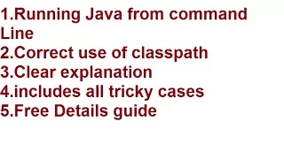 Java Program compile and run using Command Line and uses of classpath