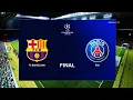 PES 2020 - Barcelona vs PSG - UEFA Champions League Final UCL - 20/21 Season Gameplay