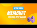 Membuat Program Input Biodata Sederhana dengan VB NET