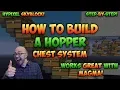 How to Build a Minecraft Hopper Chest System - How Hoppers Work