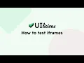 How to test iframes UIlicious Test Automation Tutorials