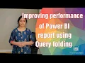 How to improve the performance of Power BI report Query folding Power BI tutorial for beginners
