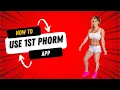 How to use 1st phorm app with Karina Rabin