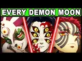 ALL 18 DEMON MOONS EXPLAINED AND RANKED Every Kizuki in Demon Slayer History