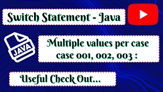 Switch statement - Multiple values in a single Case Java