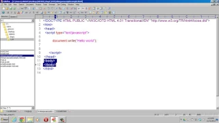 HTML and HTML5 Tutorial how write inline Javascript code in html pages