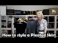 How to Style a Pleated Skirt