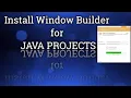 Install Java Window Builder in Eclipse IDE Java GUI Designer Plugin