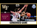 Wake Forest vs Virginia Tech Condensed Game 2026 T Rowe Price ACC Men s Basketball Tournament