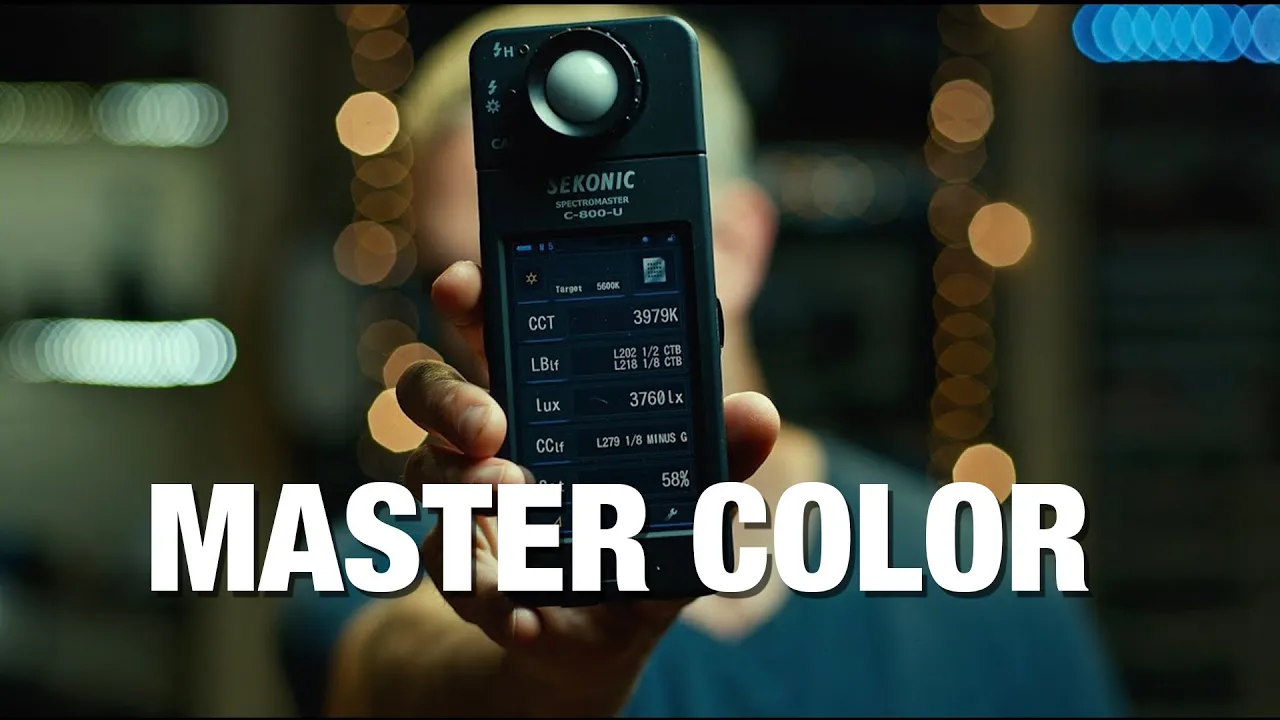 Matching mixed color temperatures with Sekonic C-800