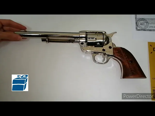 Видео-обзор Револьвер кольт, США, 1873 год (полноразмерная копия)