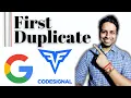 Google First Duplicate CodeSignal Java Interview Preparation