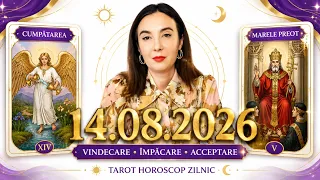 🌟 VINERI, 14 AUGUST – O ZI DIVINĂ ✨ VINDECARE, ÎMPĂCARE ȘI ACCEPTARE 🙏💖 | 🔮