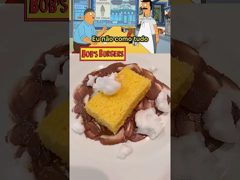 Não alimente um cara com uma Esponja Bob - Bob’s Burgers #shorts #bobsburgers #bolo #tomotchan