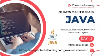 DAY 2 Java variables - Identifiers Datatype Classes and Objects 30 Days Java Master Class