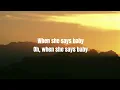 Jason Aldean - When She Says Baby (Lyric video)