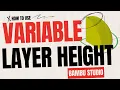 Variable Layer Height in Bambu Studio