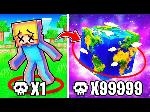 Video Thumbnail: 1 TOD = KREIS WÄCHST in Minecraft!